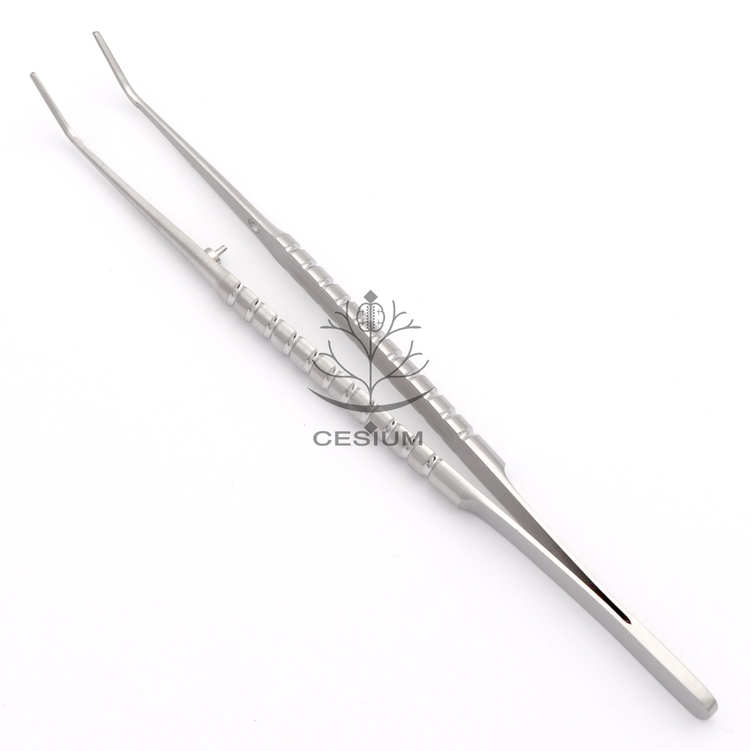 DeBakey Plier Cvd. Round hdl 18cm